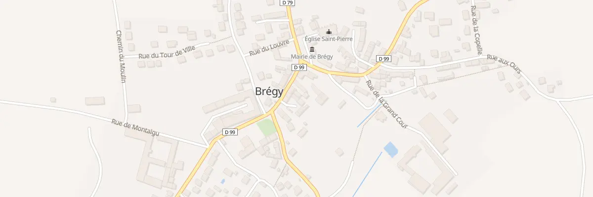 Plan du 11 Rue de l’Eglise à Brégy