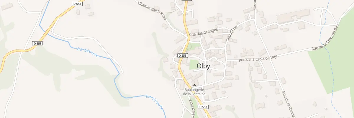 Plan du 91 Rue du Puy de Dôme à Olby