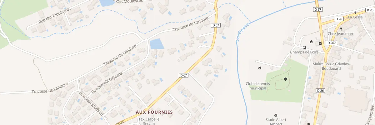 Plan du 5526 Che de Mailhac à Bize-Minervois