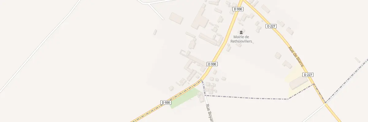 Plan du 22 Gr Grande Rue à Rethonvillers