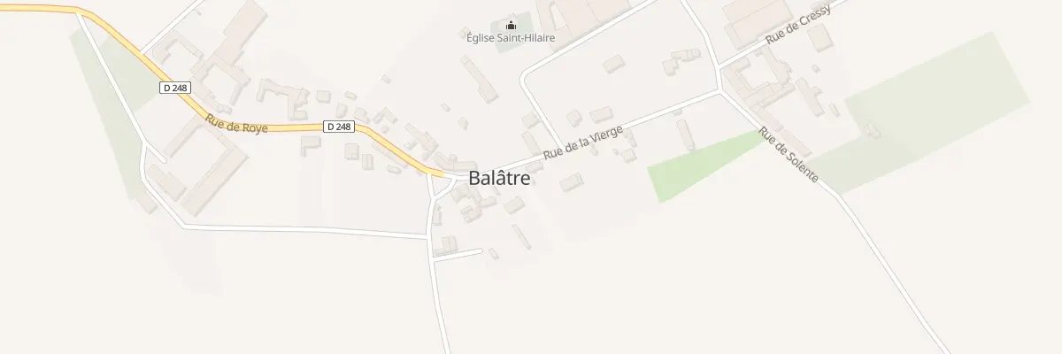 Plan du 6 Rue de la Vierge à Balâtre