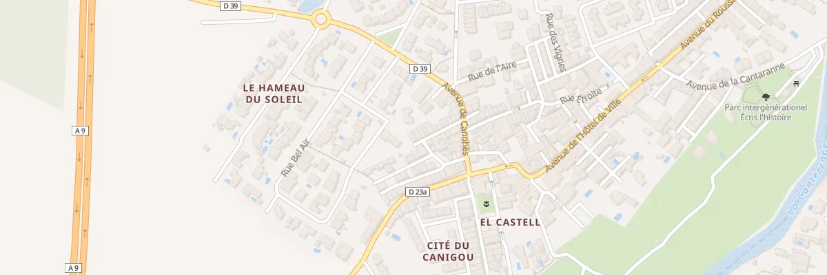 Plan du 21 Rue du Canigou à Pollestres