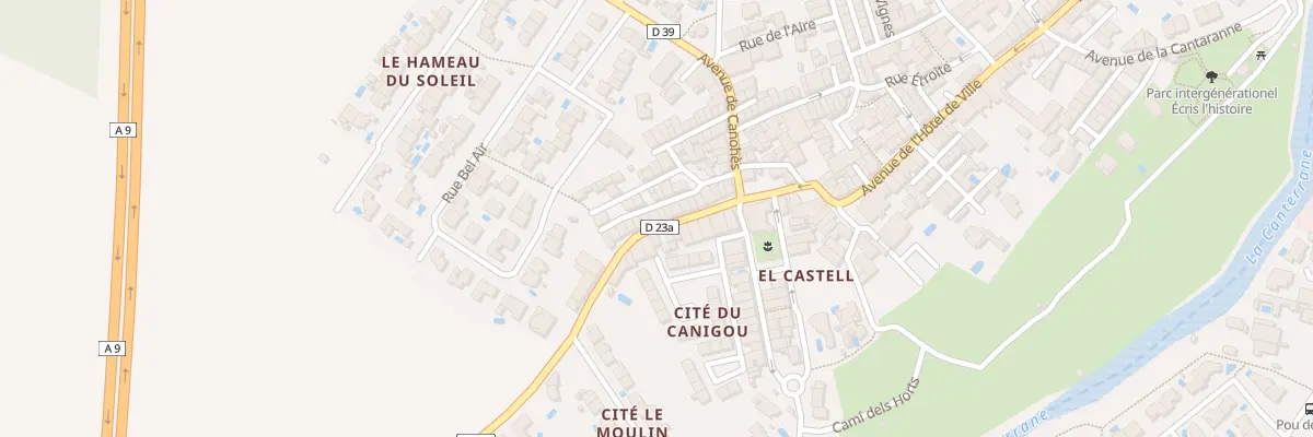 Plan du 19 Av de Normandie à Pollestres