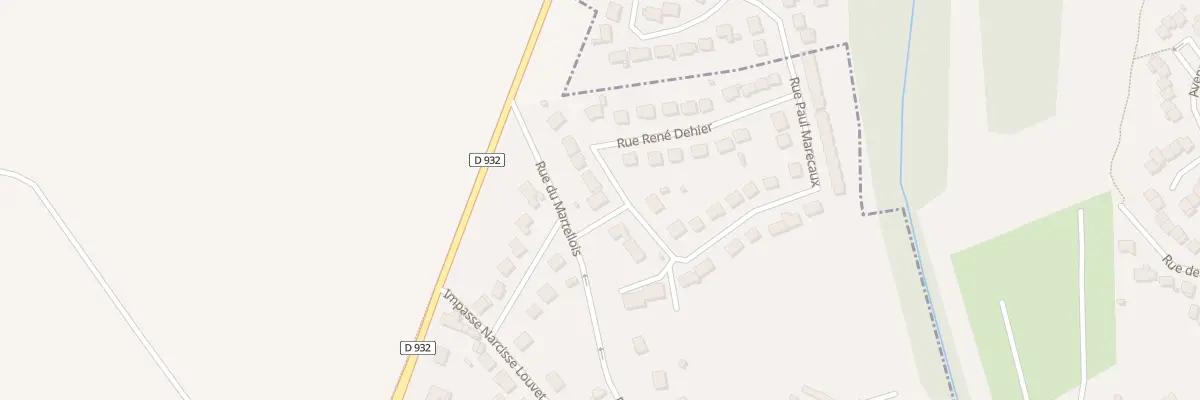 Plan du 1 Rue René Dehier à Longueil-Annel