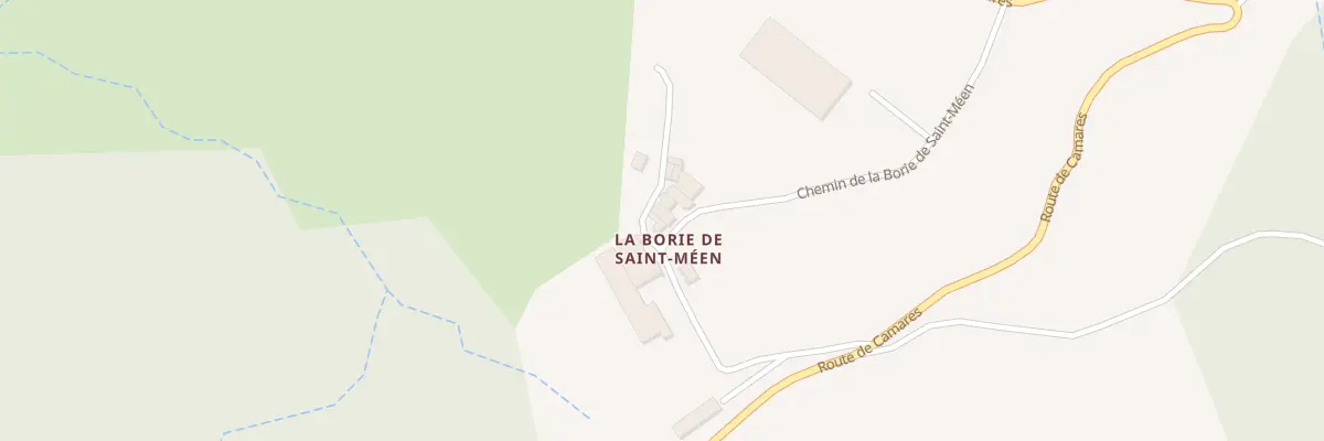 Plan du 5031A La Borie de Saint Meen à Peux-et-Couffouleux