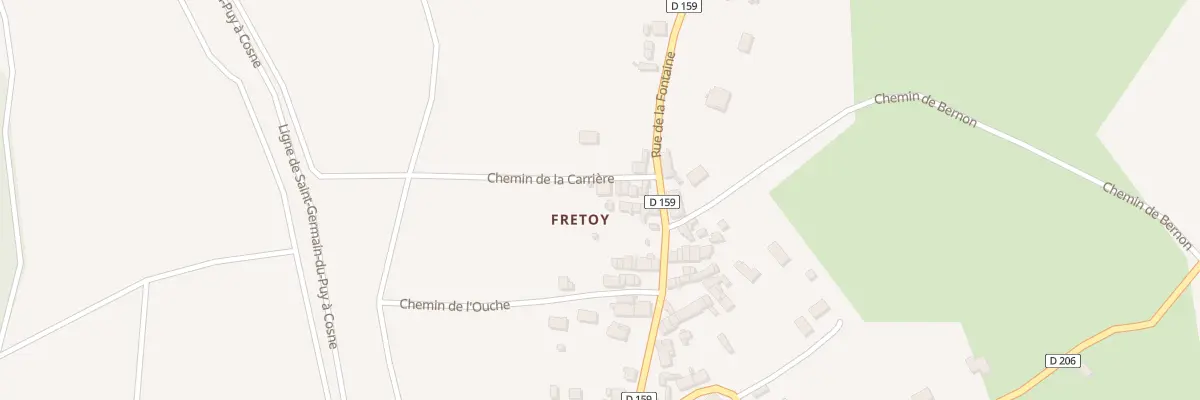Plan du 1 Che de la Carrière à Thauvenay