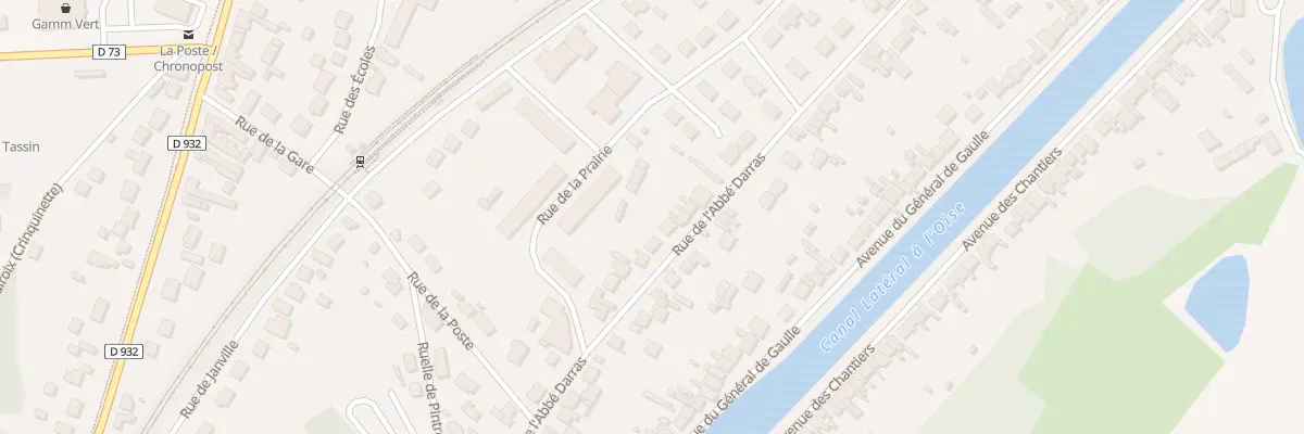 Plan du 46 Rue de l’Abbé Darras à Longueil-Annel