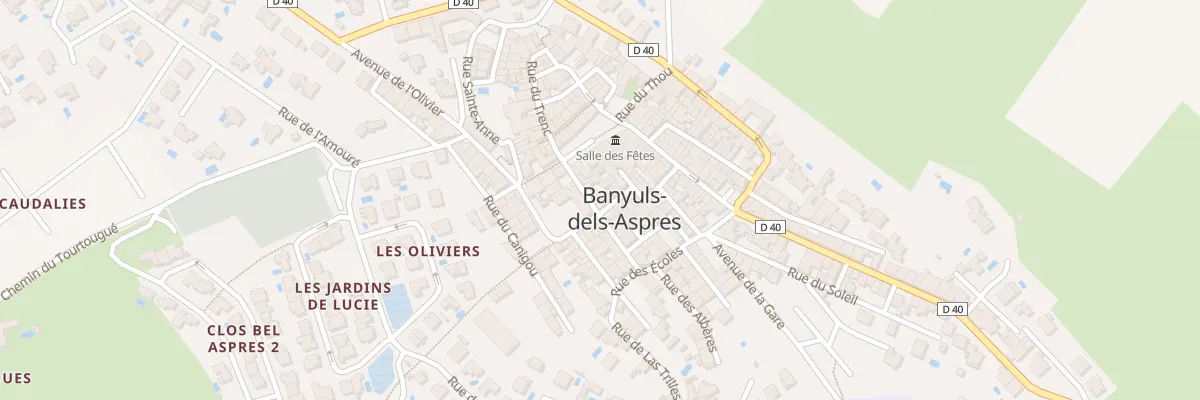 Plan du 13 Rue du Docteur Ey à Banyuls-dels-Aspres
