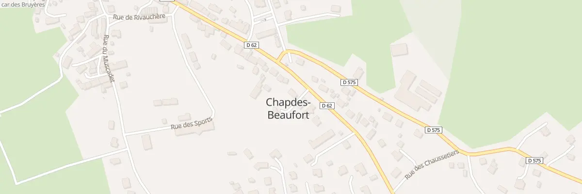 Plan du 46 Rue de la Chartreuse à Chapdes-Beaufort