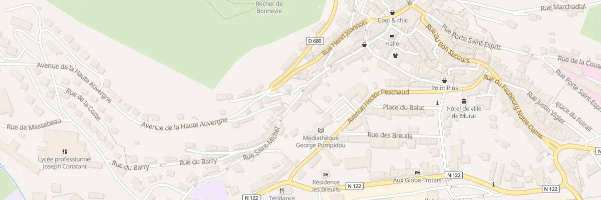 Plan du 33B Rue Saint-Michel à Murat