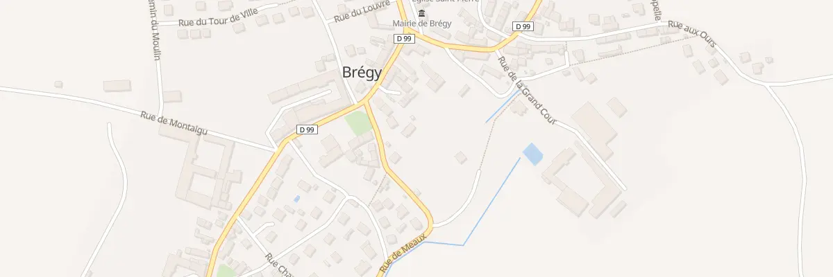 Plan du 7 Rue de Meaux à Brégy