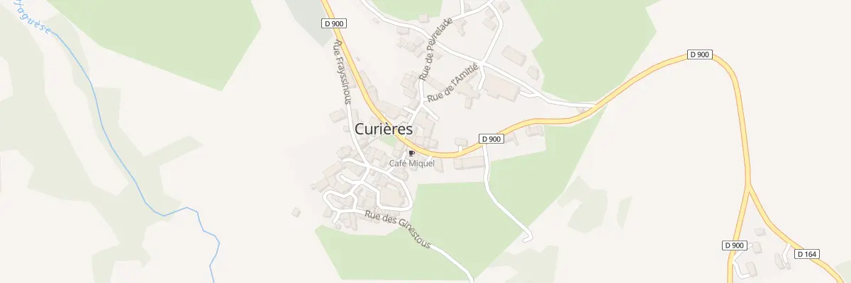 Plan du 5052 Curieres à Curières
