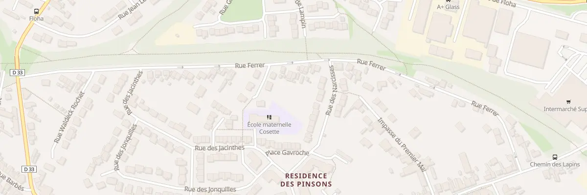 Plan du 35 Rue Ferrer à Méricourt