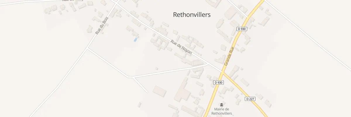 Plan du 3 Rue de Noyon à Rethonvillers