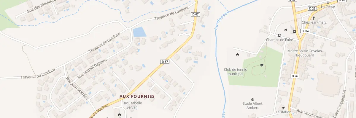 Plan du 5580 Che de Mailhac à Bize-Minervois