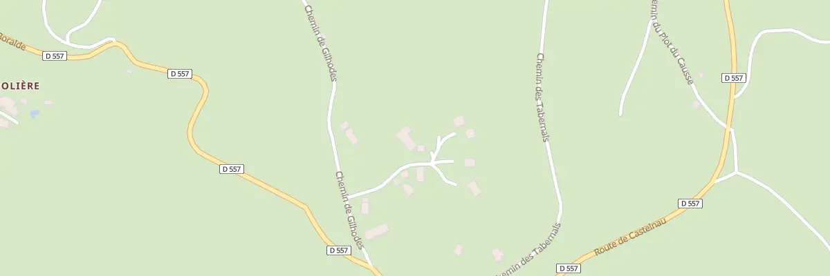 Plan du 5555 Rioupeyroux à Castelnau-de-Mandailles