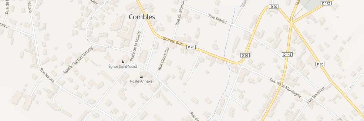 Plan du 16 Gr Grande Rue à Combles