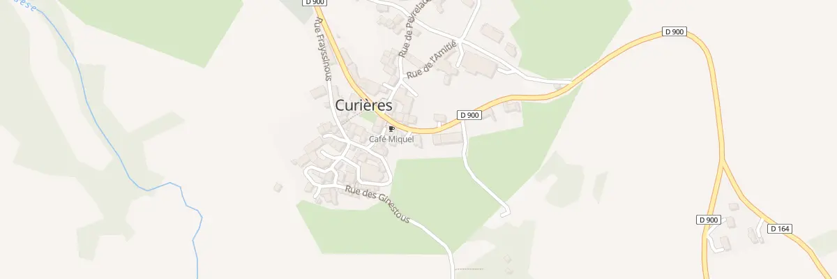 Plan du 5021 Curieres à Curières