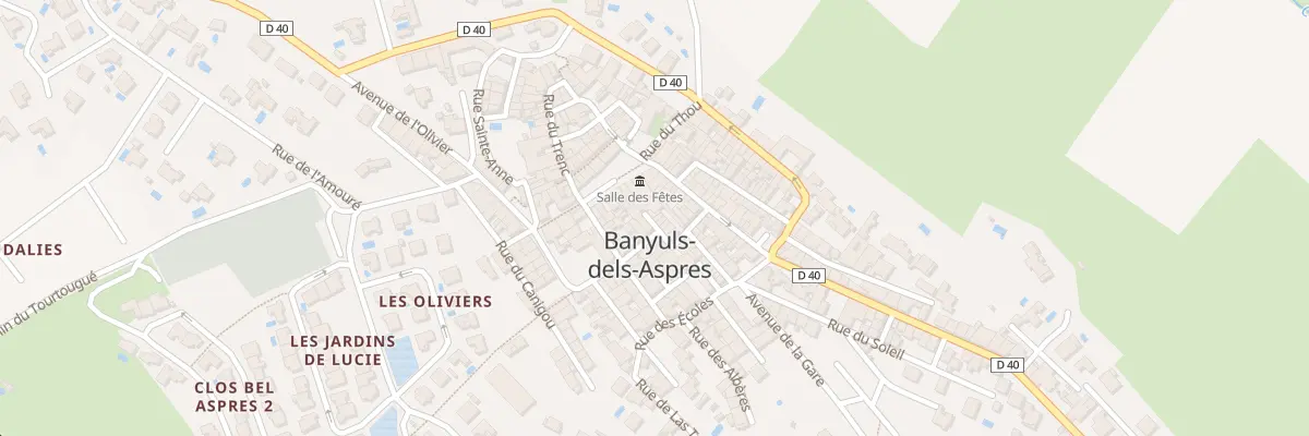 Plan du 20 Rue des Fleurs à Banyuls-dels-Aspres