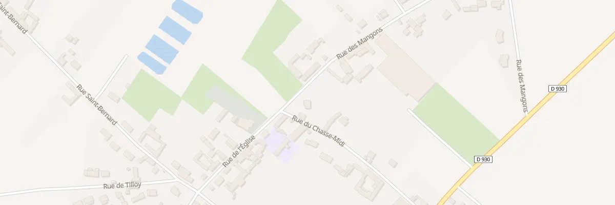 Plan du 1 Rue du Chasse Midi à Rethonvillers