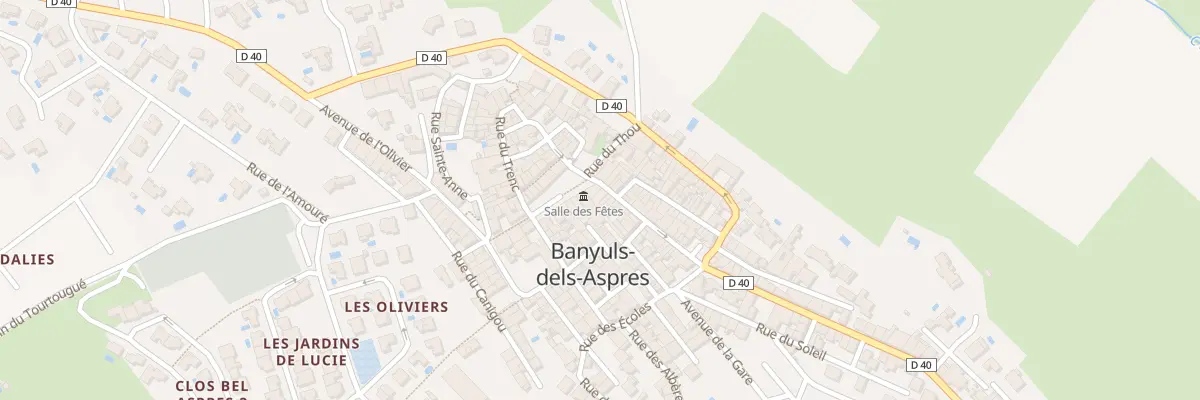 Plan du 2 Rue de la Poste à Banyuls-dels-Aspres