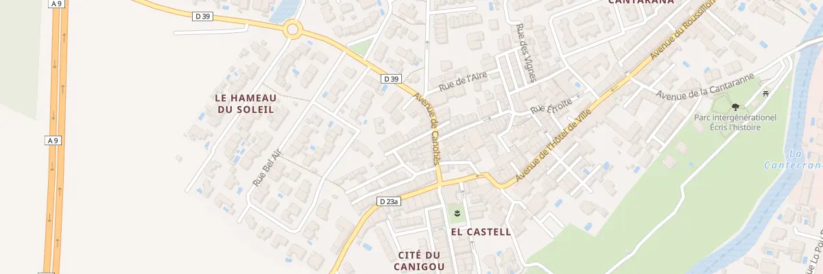 Plan du 9 Rue du Canigou à Pollestres