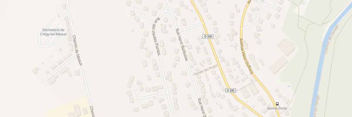 Plan du 129 Rue Henri Barbusse à Crégy-lès-Meaux