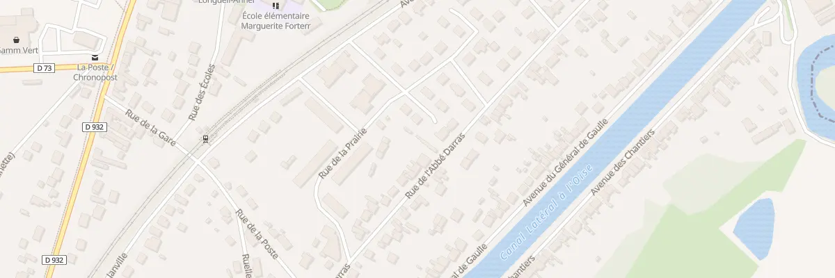 Plan du 58 Rue de l’Abbé Darras à Longueil-Annel
