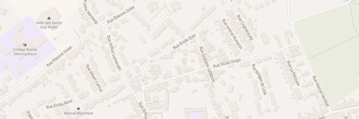 Plan du 18 Rue Emile Zola à Vendin-le-Vieil