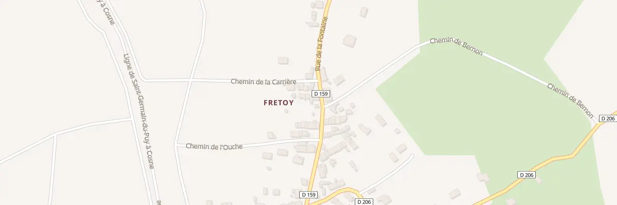 Plan du 21 Rue de la Fontaine à Thauvenay