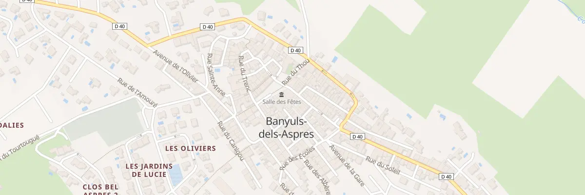 Plan du 4 Rue de la Poste à Banyuls-dels-Aspres