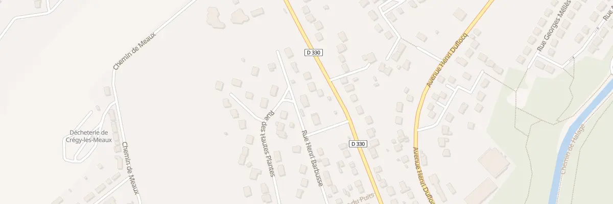 Plan du 112 Rue Henri Barbusse à Crégy-lès-Meaux