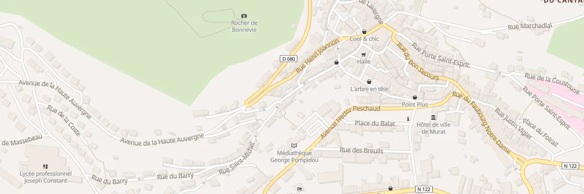 Plan du 19 Rue Saint-Michel à Murat