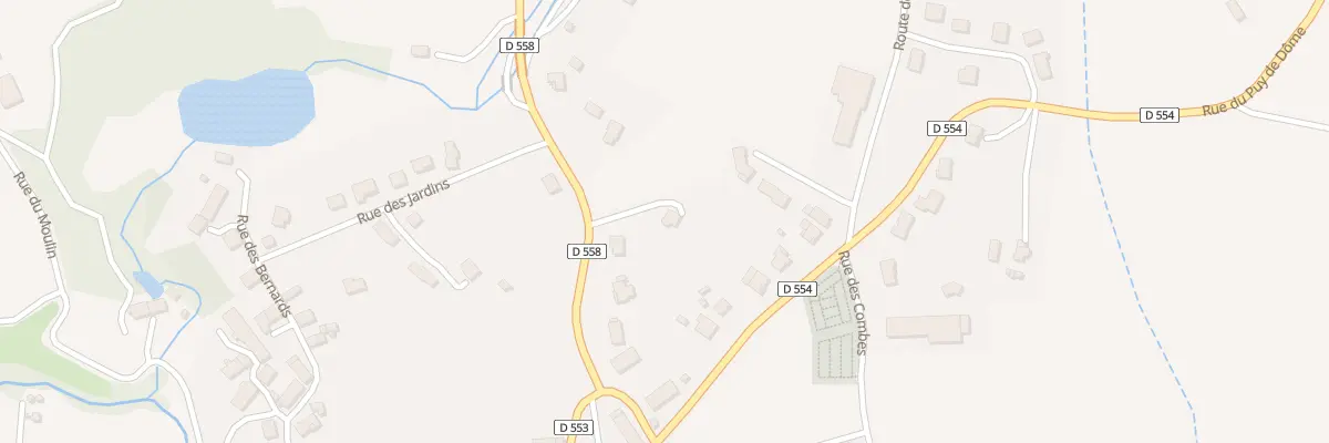 Plan du 112 Rte de Coheix à Olby