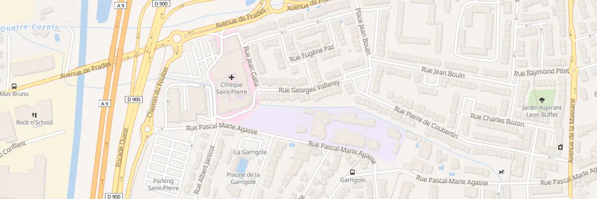 Plan du 19 Rue Georges Vallerey à Perpignan