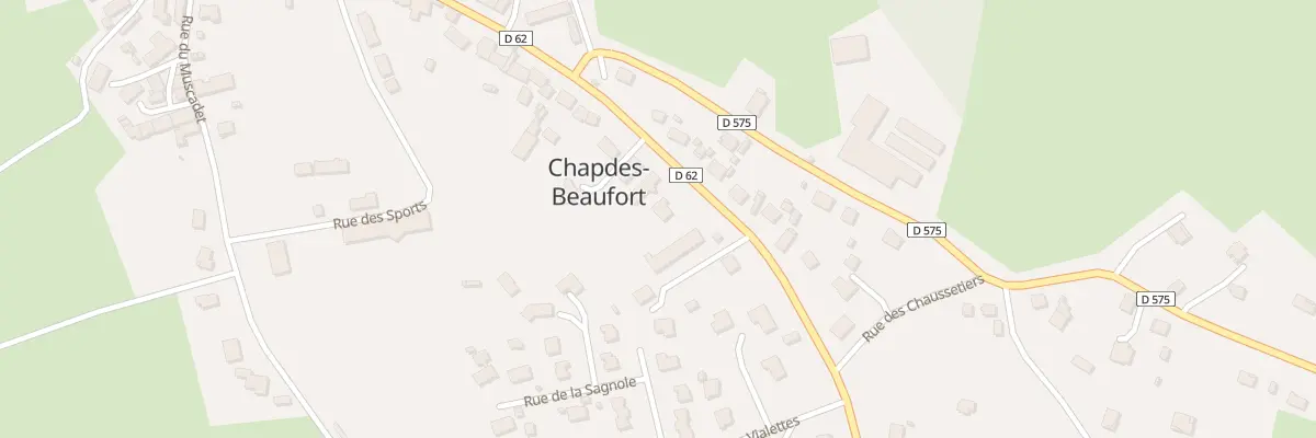 Plan du 52 Rue de la Chartreuse à Chapdes-Beaufort
