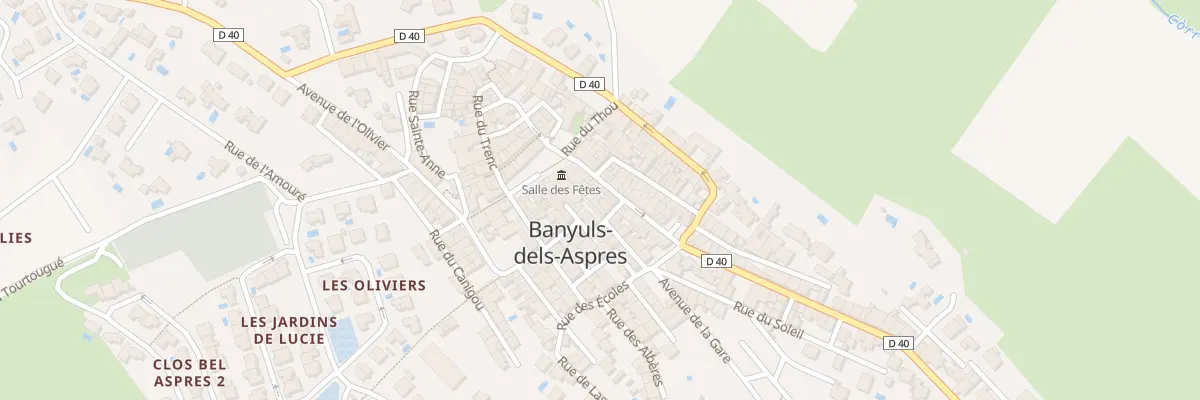 Plan du 2 Rue des Fleurs à Banyuls-dels-Aspres