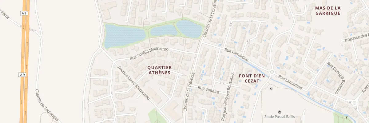 Plan du 3 Rue Amélie Mauresmo à Pollestres