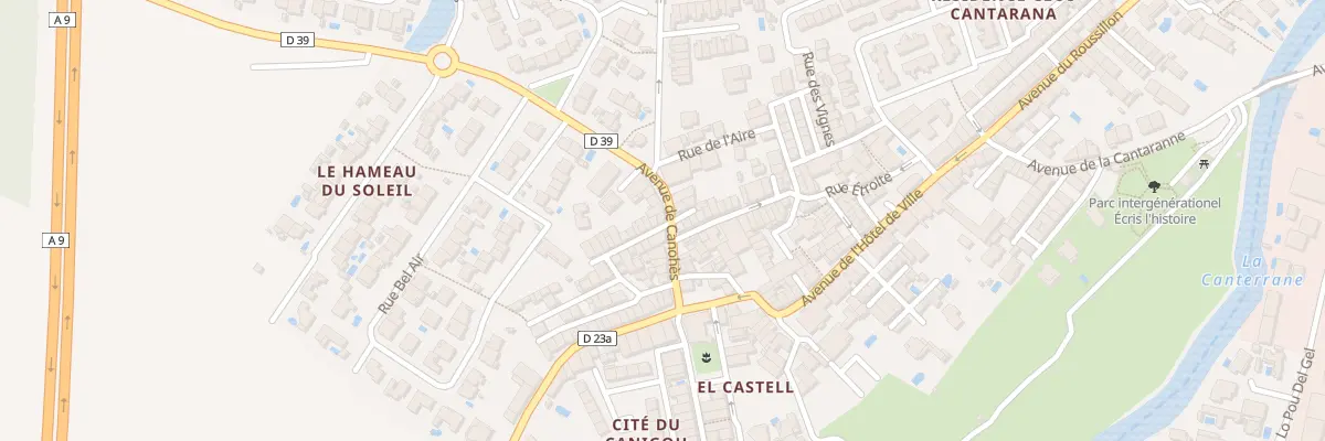 Plan du 1 Rue du Canigou à Pollestres