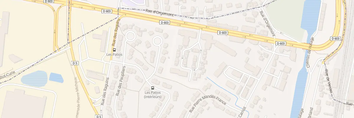 Plan du 7 Rue Benjamin Delessert à Villenoy