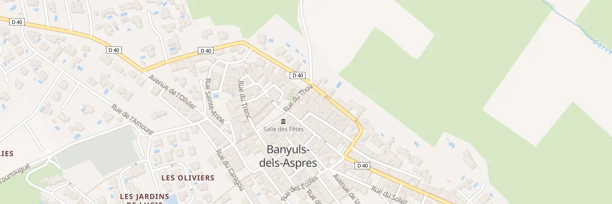 Plan du 10 Rue du Thou à Banyuls-dels-Aspres