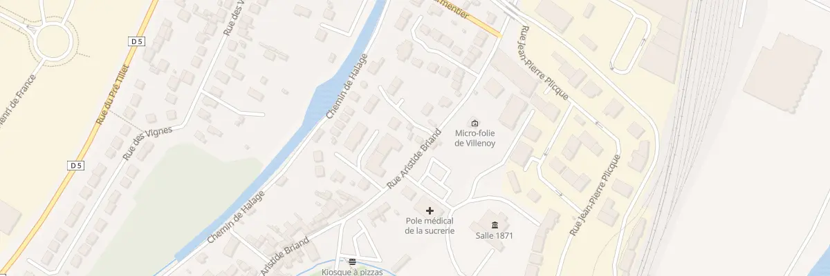 Plan du 56 Rue Aristide Briand à Villenoy
