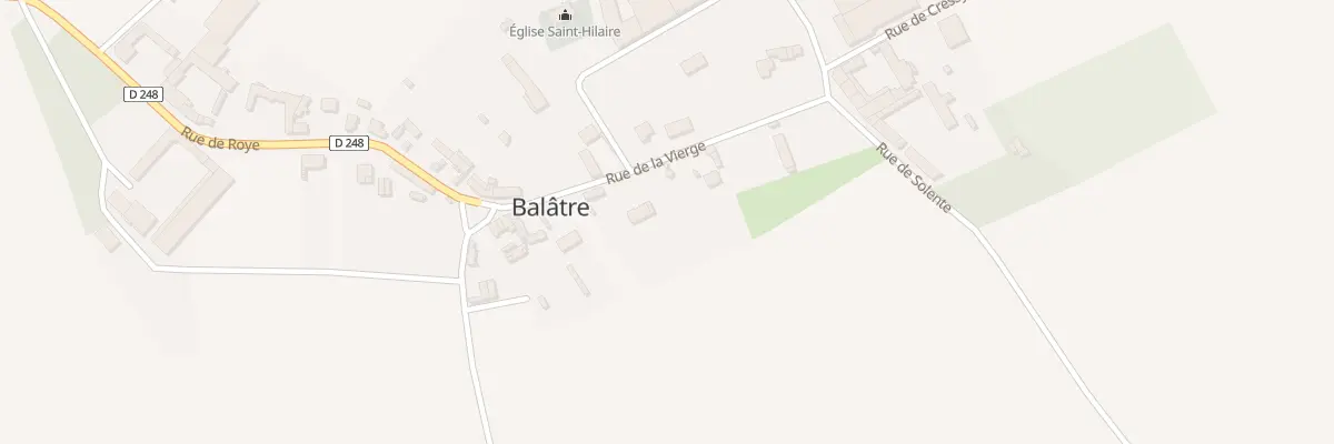 Plan du 8 Rue de la Vierge à Balâtre