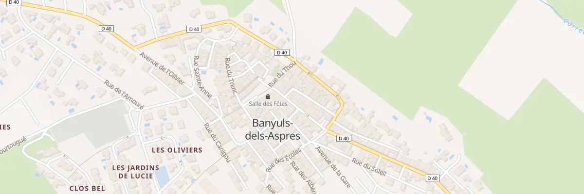 Plan du 5 Rue de la Poste à Banyuls-dels-Aspres