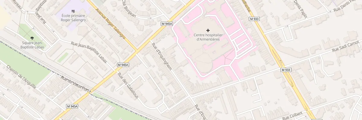 Plan du 122 Rue d’Erquinghem à Armentières
