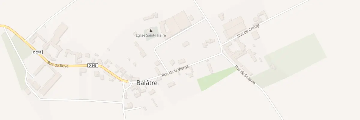 Plan du 3 Rue de la Vierge à Balâtre