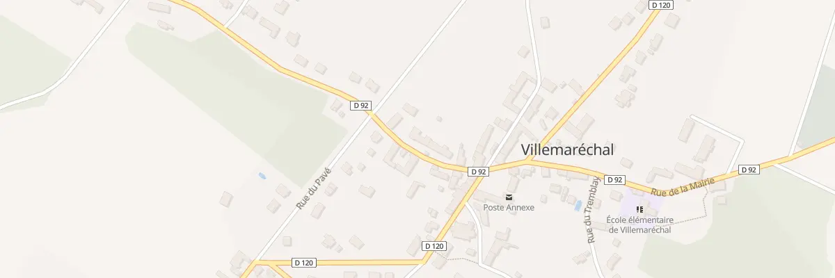 Plan du 6 Rue de la Fontaine à Villemaréchal