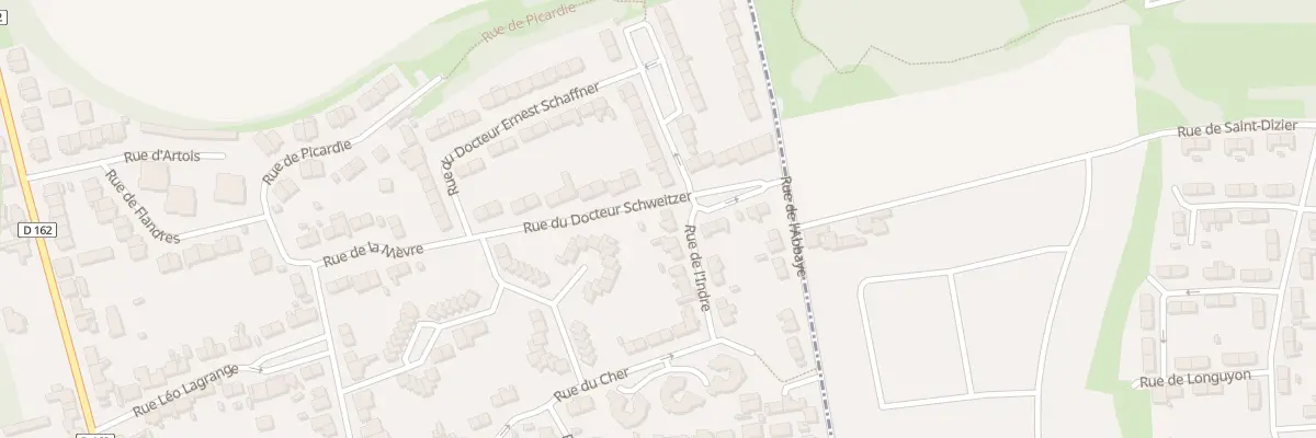 Plan du 2 Rue de l’Indre à Loison-sous-Lens