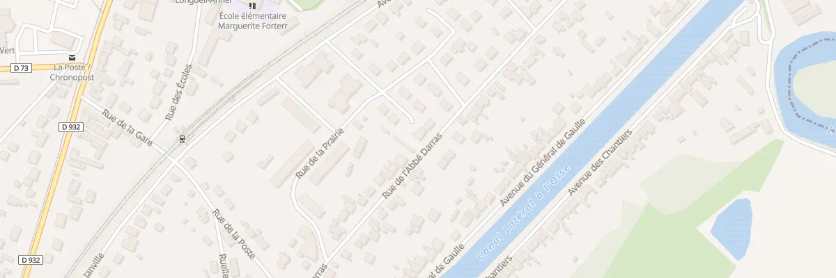 Plan du 60 Rue de l’Abbé Darras à Longueil-Annel
