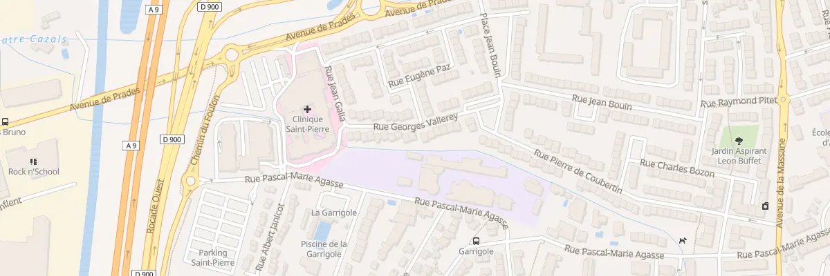 Plan du 15 Rue Georges Vallerey à Perpignan